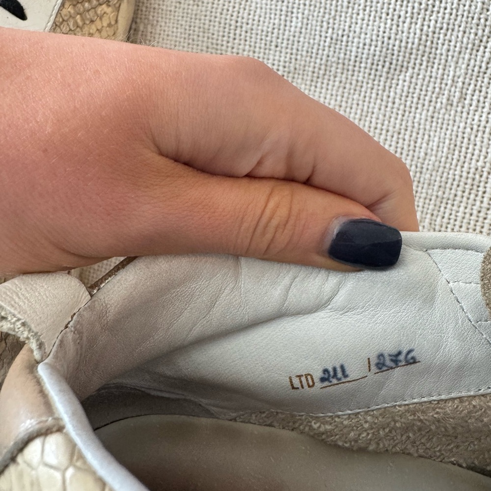 Snakeprint Golden Goose MIdstar Sneakers - Picture 9 of 12